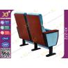Buy cheap Attractive Durable Metal Feet Auditorium Theater Seating With Flat Writing Pad from wholesalers