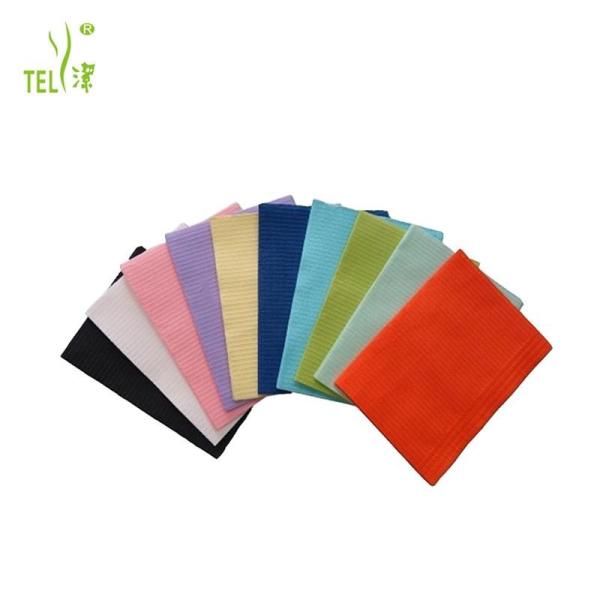 Buy cheap Waterproof 1 Ply Film Disposable Dental Bibs For Dentist Use from wholesalers