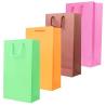 Buy cheap black wine paper bag red wine gift bag two bottle wine shopping bag from wholesalers