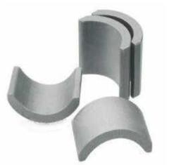 Buy cheap Ceramic Ferrite Arc Magnet High Consistency Charcoal Gray from wholesalers