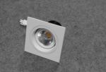 square recessed/embeded LED downlight 7w 10w 15w with cutout 75mm 230v