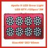 Buy cheap indoor grow light LED GROW HYDROPONICS ir 720nm led grow lights Hydro Kits 120*3w from wholesalers