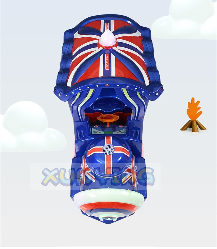 Train Arcade Coin Operated Kiddie Ride For Supermarket Amusement Game Center
