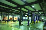 Q235B / Q355B Prefab Metal Garage / Steel Frame Warehouse Construction For