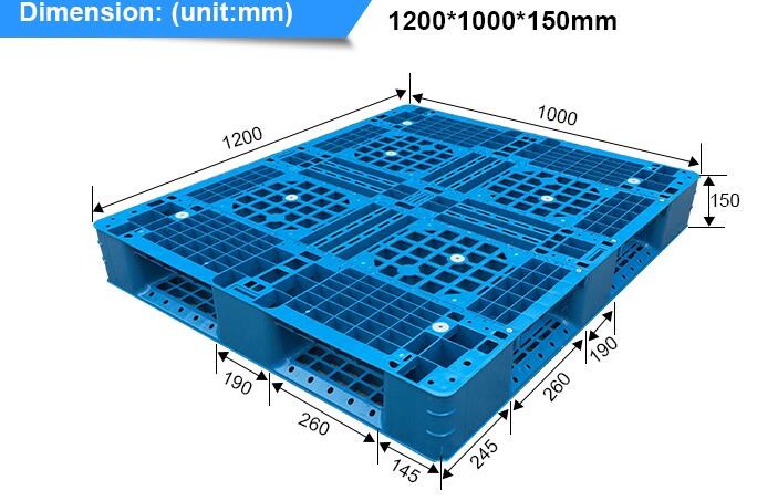Standard Sizes HDPE Collapsible Plastic Pallet Box, Heavy Duty Industry Storage Use Collapsible Plastic Mega Bin