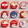 Buy cheap 2018 Christmas promotional gifts zipper closure round tin wallet small mini metal tinplate coin box Promotional items from wholesalers