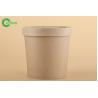 Buy cheap Durable Paper Gelato Cups With Lids , Hot Food Beverage Paper Food Cups 480ml from wholesalers