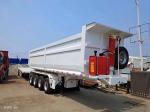 4 Axle Dump Trailer 30-100 Tons Hydraulic Rear Dump Full Tipper Trailer for Sand