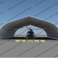 Buy cheap Movable Curved Temporary Tent Buildings For Helicopter Hanger , No Door product
