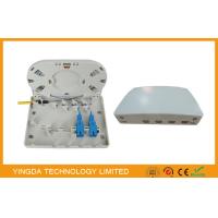Buy cheap ABS Flame Retardant Mini FTTx Fiber Optic Termination Box / 4 Port Fiber Optical product