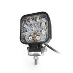 Mini 27W Forklift Truck LED Work Light Square Headlight