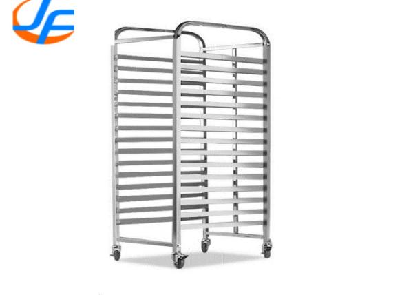 Buy cheap RK Bakeware China Foodservice NSF 800 600 Stainless Steel Commercial Baking Tray Oven Rack Bakery Trolley from wholesalers