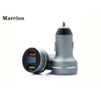 Buy cheap Metal Car Phone Charger Aluminium Alloy Material With Intelligent LED Display product
