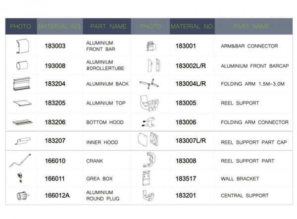 Motorized Full Cassette High quality Retractable awning canopy
