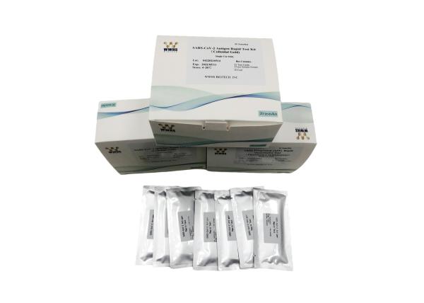 Buy cheap Covid-19 Antigen Rapid Test Kit Colloidal Gold IVD Diagnostic Reagent Cassette from wholesalers