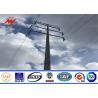 Buy cheap 132KV Medium Voltage Galvanized Transmission Line Pole Anti Rust 3-15m from wholesalers