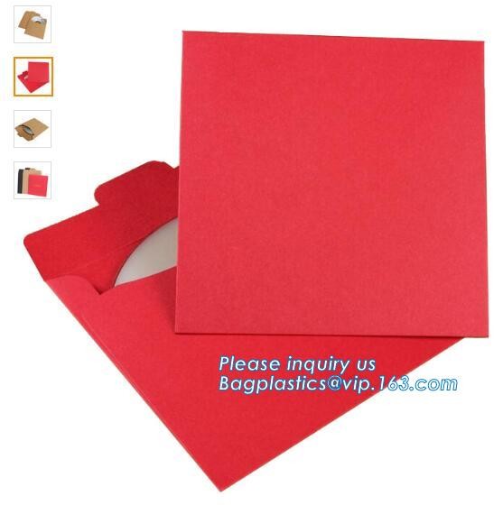 Custom design recycle kraft paper envelope with string,kraft fancy paper string tie gift folding envelope with ribbon cl