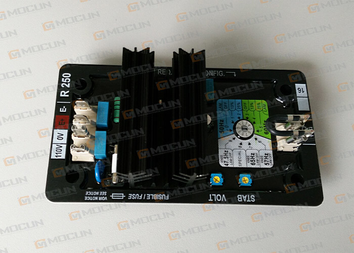 Quality R250 Brushless Alternator Voltage Regulator AVR , 1 Phase Automatic Voltage Controller 2 Wires for sale