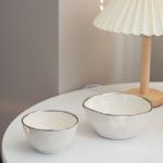 Hotel Restaurant Dough Bowl Ceramic Mixing Bowls In Solid Yellow Color Of Other