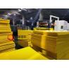 Buy cheap 8mm Reusable Fireproof Yellow Corrugated Plastic Sheets from wholesalers