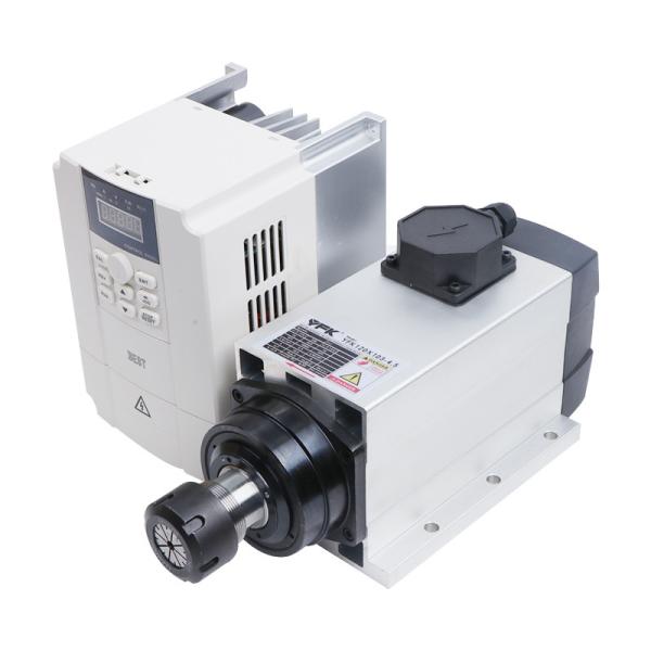 4.5KW 220V/380V 18000Rpm Square Spindle Motor With Flange Perfect for Garment
