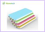 Ultra Thin portable 2 charging ports compact power bank 10000mAh Li - polymer