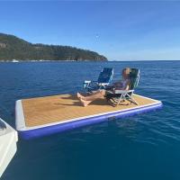 Buy cheap OEM Inflatable Floating Dock Drop Stitch PVC Ocean Floats And Rafts product