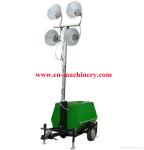Vehicle-mounted Portable Outdoor Light Tower,handbrake mobile lighting tower
