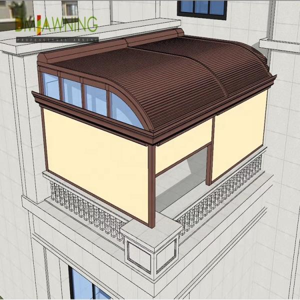 Buy cheap Aluminum Motorized Conservatory Awning Roof Retractable Roller Shutter from wholesalers