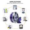 Buy cheap 3D Printer Filament PLA Pro Toughness Enhanced Silk Dual Color Purple Black Filament from wholesalers
