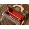 Buy cheap M45673 Printing Box Shape VALISETTE TRESOR Handbag With Lock Red Lining Bag from wholesalers