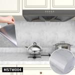 3d Wall Sticker Wallpaper Glossy Marble Wall Covering for Kitchen Decoration
