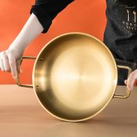 Buy cheap Gloden 304 Stainless Steel Stock Pot Non Stick Surface For Easier Cleaning product
