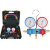 Buy cheap First-Class 134A Pressure gauge set, metal handle, explosion-proof bottle opener 2196 pipe pressure 600PSI-3000PSI from wholesalers