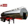 Buy cheap 30000 L Aluminum Tanker Trailer , Milk Transport Trailer Polyurethane Foam 80mm High Efficiency from wholesalers