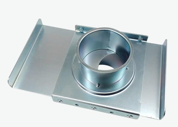 Buy cheap Galvanized Sheet Manual Sliding Damper 100mm Stainless Steel Blast Gate from wholesalers