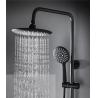 Buy cheap Blackened Brass Sanitary Ware Shower Head Set Hot And Cold Rain from wholesalers