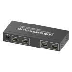 150*64*25mm 4K 3D 340Mhz 2x2 HDMI 4K Splitter