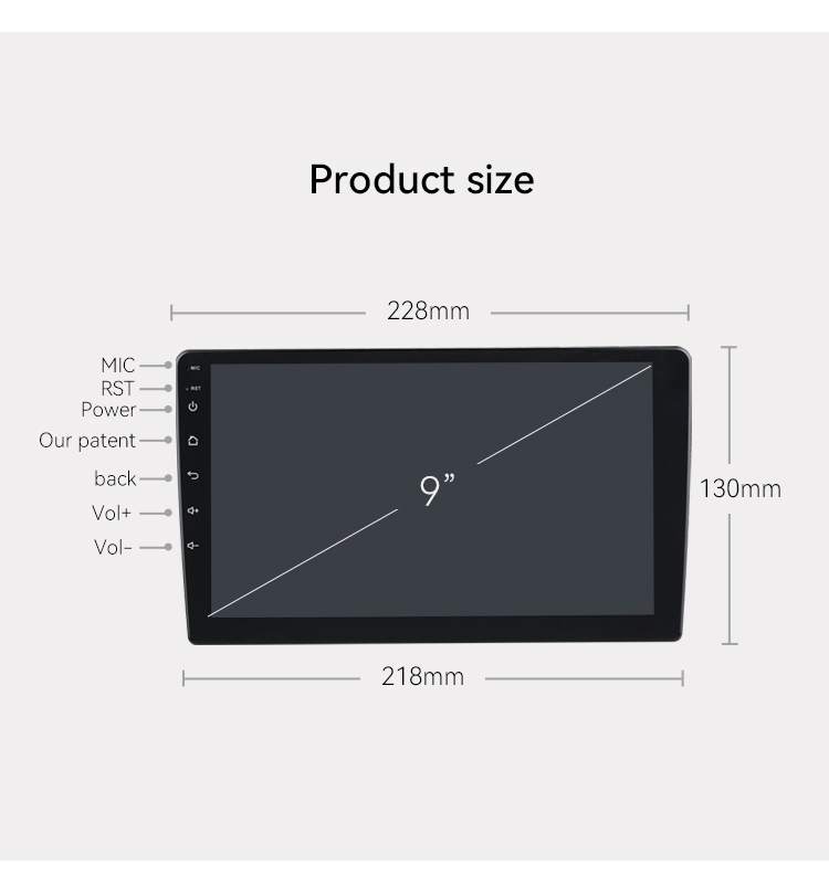 Universal Android Car Radio 4+4core 2+32GB IPS DSP 2din AM FM RDS Hifi Picture in Picture Carplay Car stereo Car dvd Pla