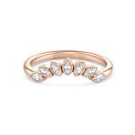 925 Sterling Silver CZ Gemstone Diamond Ring Stackable Wedding Ring Jewelry