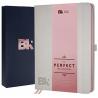 Buy cheap Hardcover Leather Custom Journal Notebook With Pink Waist Band / Pen Loop / 6 Inch Ruler from wholesalers