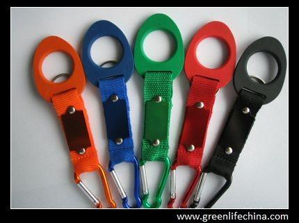 Buy cheap Stuffer water bottle holder hook belt clip orange/blue/green/red/black aluminum carabiner from wholesalers