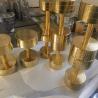 Buy cheap Wholesale High Quality Gold Chrome Plate Cast Iron Barbell Home Gym Equipment Barbell with Weight Plates Set from wholesalers