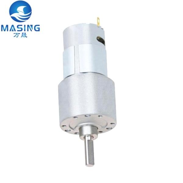 Rs-385 Rs-395 Dc Motor With 37mm Gearbox Dc 12v Gear Motor High Torque Brushed Gear Motor