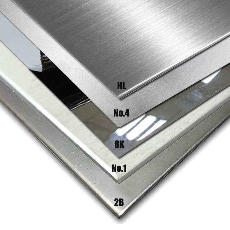 ASTM A240 A312 Type 304 316 Stainless Steel Sheet Polished Mirror Surface Finish