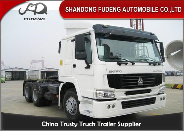 Buy cheap EURO II 6 * 4 Sino Howo Tractor Head Trucks 10 Wheeler One Sleeper 371HP from wholesalers