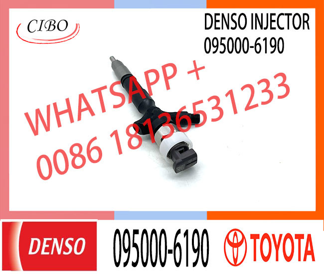 Common Rail Fuel Injector 23670-09060 23670-0L010 095000-6190 for Diesel Engine 2KD-FTV D4D