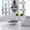 Buy cheap Blue aged wood beaded chandelier for home decoration（WH-CI-18) from wholesalers
