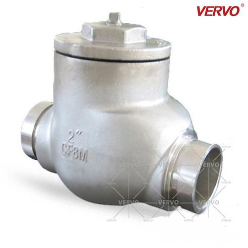 Buy cheap 50mm Cf8m Casting Steel Swing Check Valve Dn50 Pn50 Asme 16.34 Sw Casting Steel Check Valve 2 Inch Swing Check Valve from wholesalers