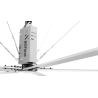 Buy cheap 1.5kw 6 Blades Reduction Gearbox Ceiling Fans In Church Low Speed from wholesalers